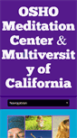 Mobile Screenshot of oshocalifornia.org